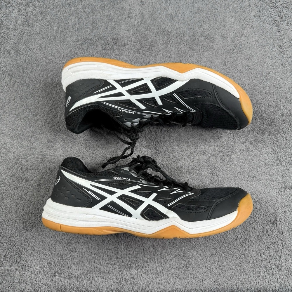 Asics Womens Upcourt 4 1072A055 Black Running Shoes Sneakers Size 11